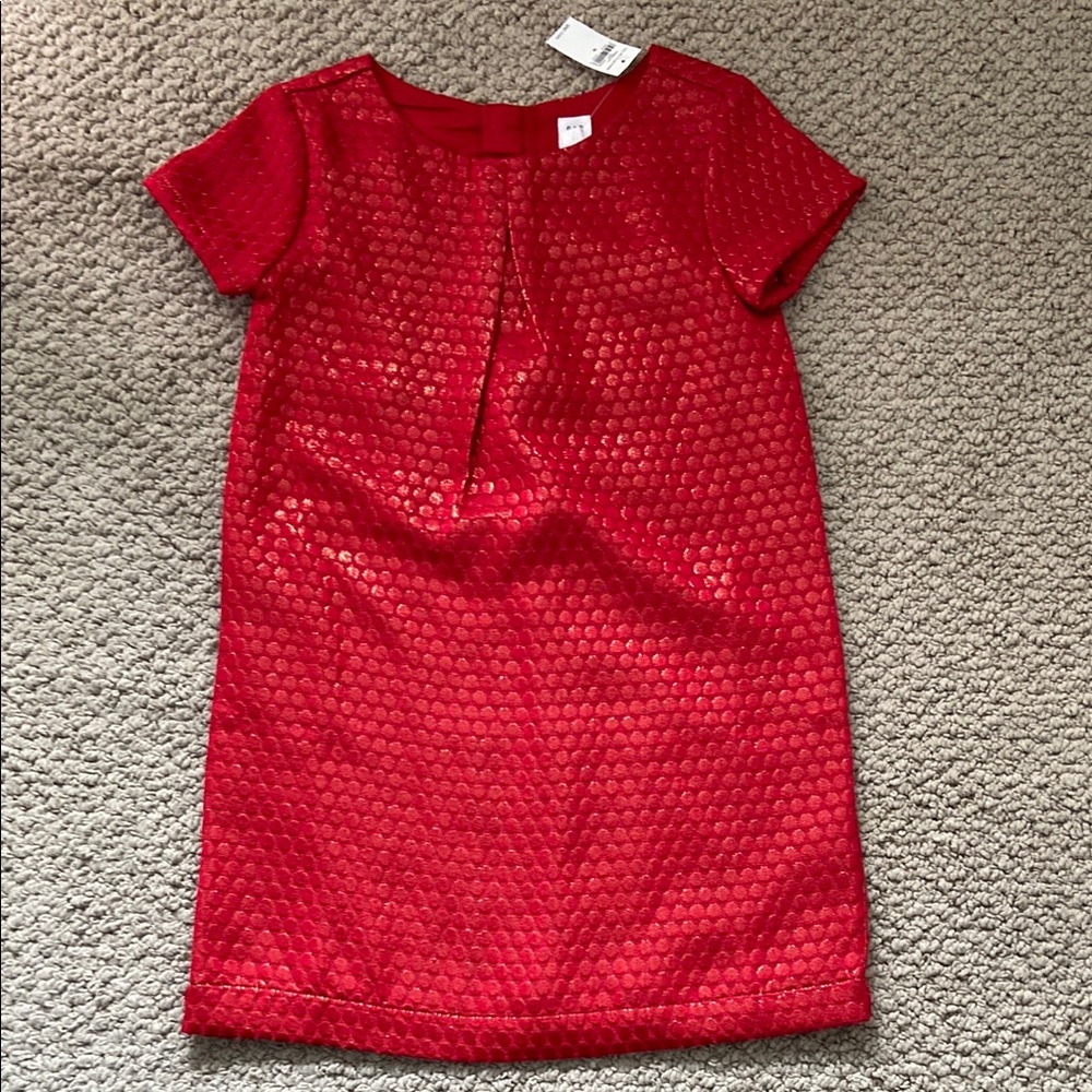 NWT GAP Shimmering Red Girls Formal Dress